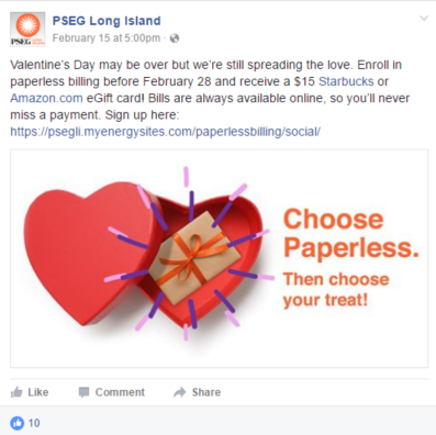 Cultural marketing of paperless billing