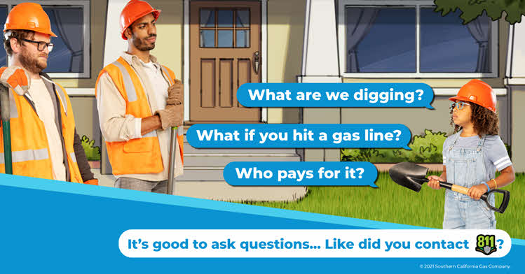 SoCalGas&rsquo;s advertisement for safe digging
